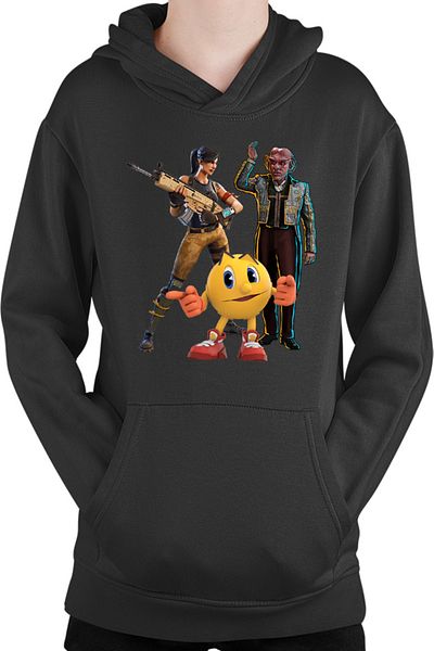 OEM Fortnite Pacman Star Trek Gameplay Survival Kids Hoodie