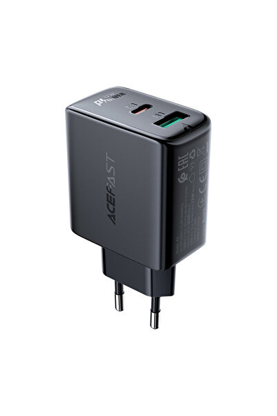Acefast Încărcător de perete USB-C 32W PPS PD QC 3.0 AFC FCP Negru