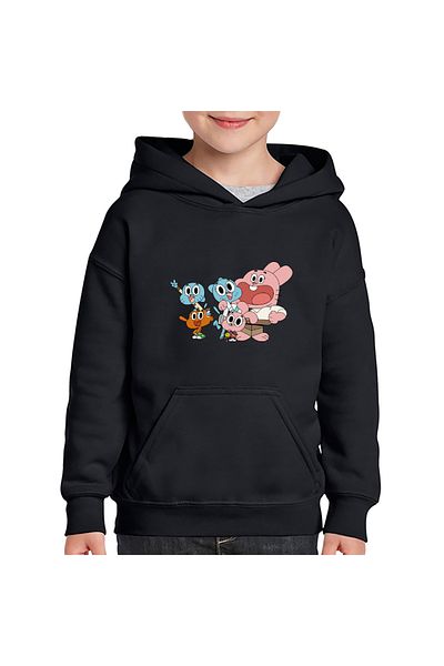 OEM Hanorac copii Lumea lui Gumball Familie Animatie