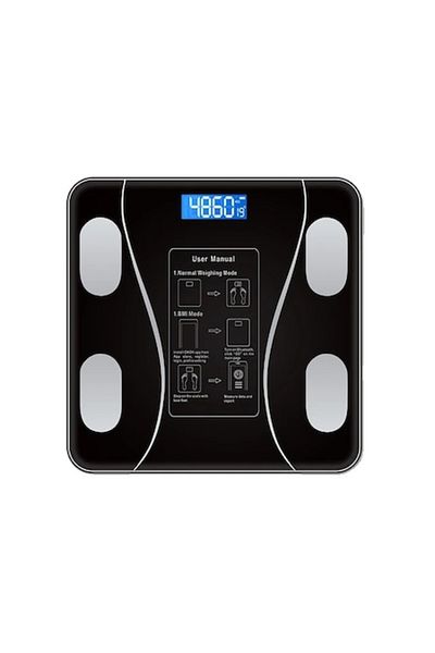 OEM Digital Body Weight Scale, Smart Wireless Connectivity, Black