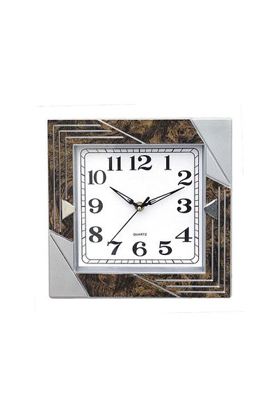 OEM Ceas de perete pătrat din plastic, 26 x 26 cm