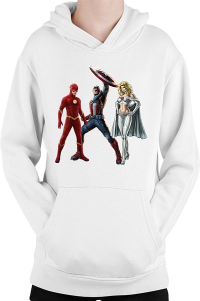 OEM Hanorac Copii Flash Emma Frost The Avengers Fight Captain Multiverse