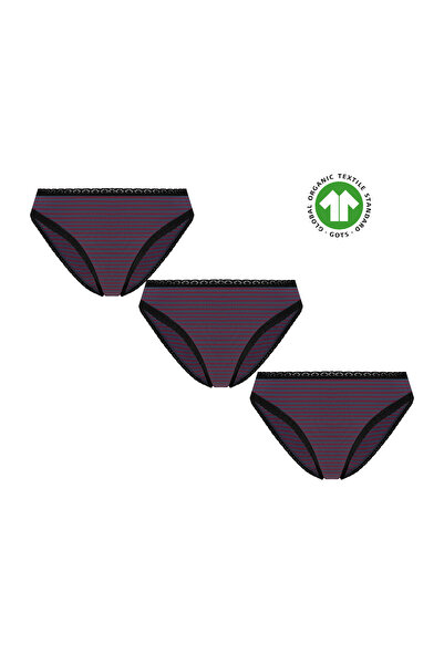 Albero Natur Gots Certified Lace Organic Cotton Women's Panties