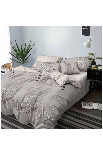 OEM Double Bed Linen, 6 pieces, 245x250 cm, Regal Print, Multicolor