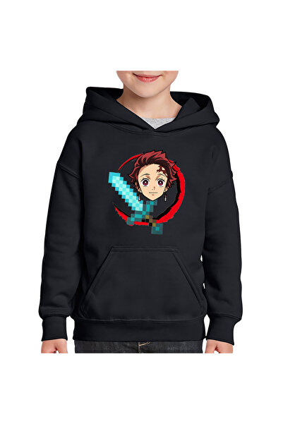 OEM Hanorac copii Demon Slayer Tanjiro Minecraft