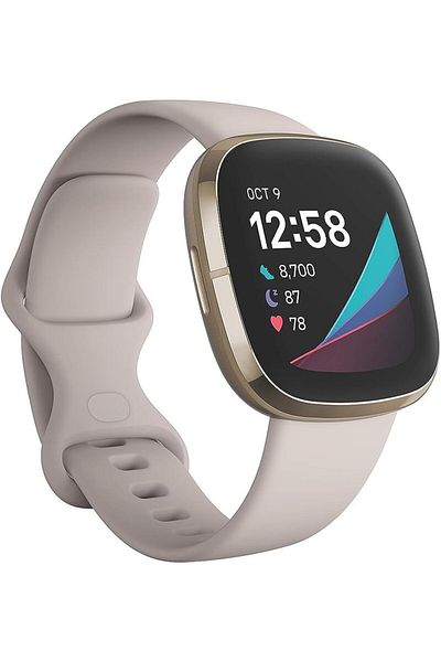 SmartWatch Sense Advanced Health with Tools for Heart Health, Stress Management & Skin Temperature