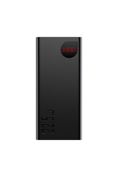 Baseus Adaman powerbank z szybkim ładowaniem 20000mAh 22.5W kabel USB-C 0.3m czarny