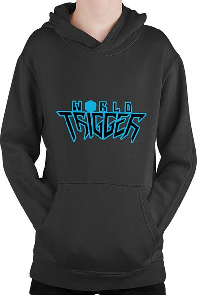 OEM World Trigger Logo Action Ashihara Daisuke Mangaka Anime Kids Hoodie