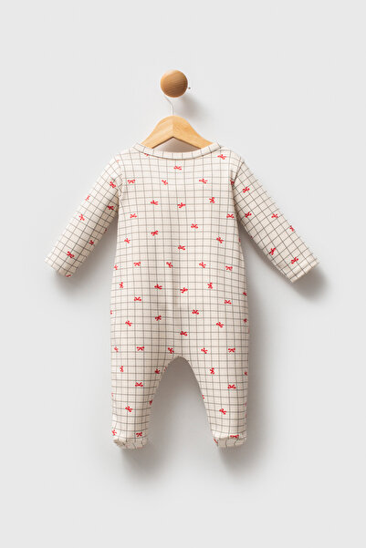 U.S. Polo Assn. Licensed Baby Girl Jumpsuit with Booties