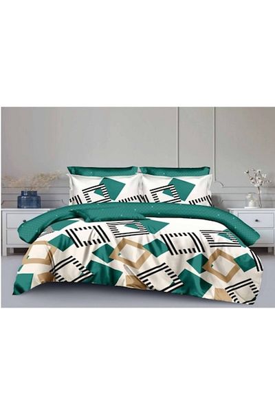 OEM Double bedding set 6 pieces, 2 persons, 180x200 cm, multicolor, M28