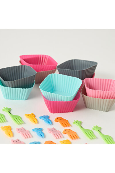 manna 40-Piece Silicone Cup and Pick Set
