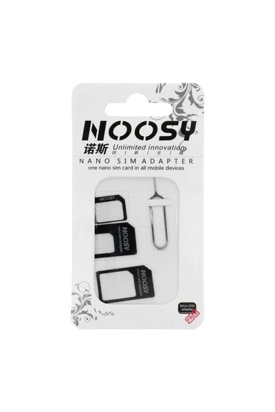 NOOSY SIM Card Adapter Set, Noosy, Black