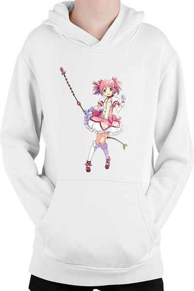 OEM Madoka Magica Kaname Bow Universe Strongest Anime Kids Hoodie