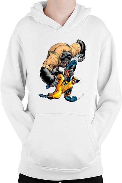 OEM Hanorac Copii Wolverine Fight Monkey Monster Protect Humans