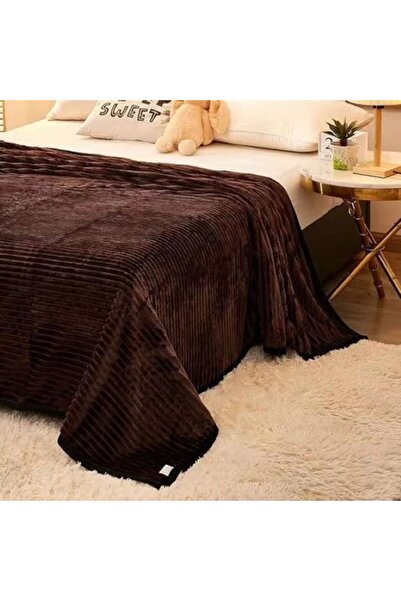 OEM Patura Cocolino, 2 persoane, 200x230cm, Uni, Maro