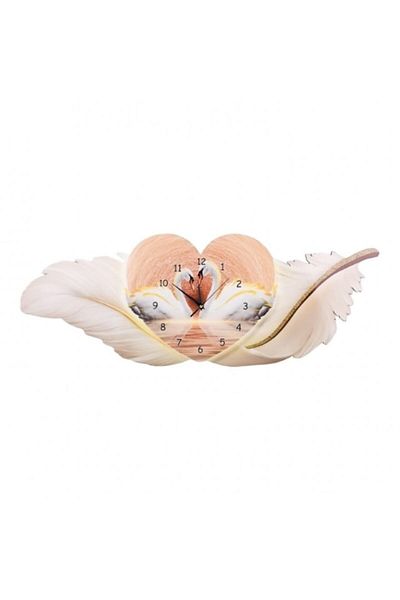 OEM Ceas de perete MDF Swans 80x30 cm Model Alb