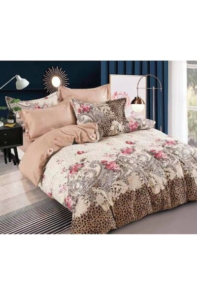 Pucioasa Set Cearșafuri Pat Dublu, Pucioasa, Finet, 6 Piese, Imprimeu Animal ...