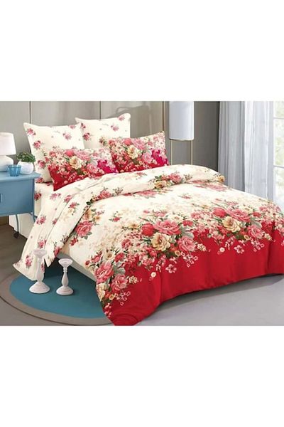 OEM Double Bed Set, Spring, Finet, 6 pieces, Floral print, 230x250cm