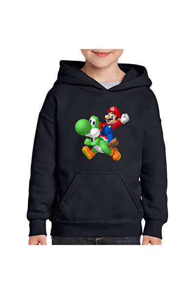 OEM Hanorac copii Mario Yoshi Super Game Hero