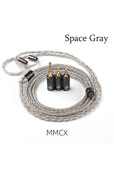 Choice كابل ترقية سماعة الأذن MMCX QKZ Q1 MAX 16 حامل 352 نواة OFC مطلي بالفض...