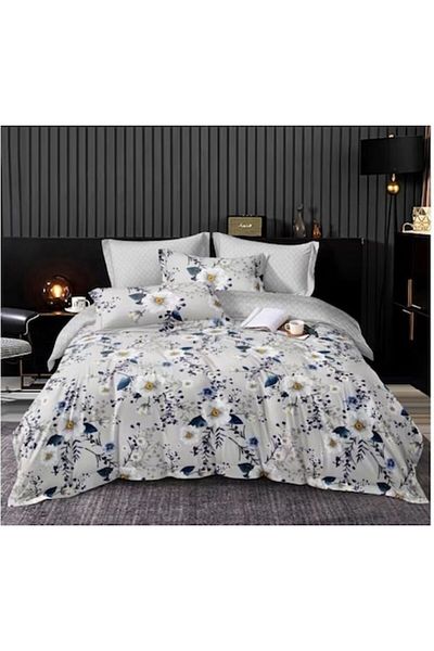 OEM Double Bed Linen, 6 Pieces, 2 Persons 180x200 cm, Multicolor M26