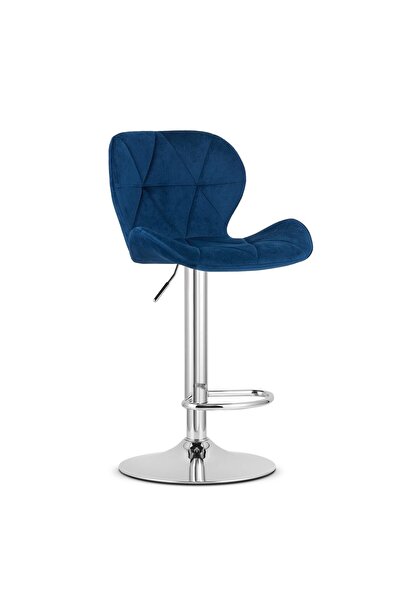 Mercaton Scaun de bucatarie/bar, Mercaton, West, rotativ, catifea, bleumarin ...