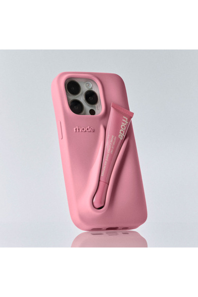 rhode رود هايلي كفر جوال حامل لمرطب الشفاه - ريبون ايفون 15