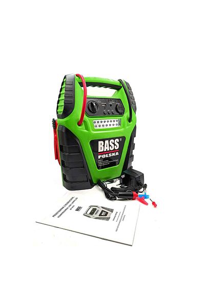 Bass Polska Demaror + compresor + lampă LED + încărcător USB