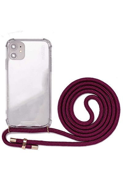 STYLEASH Transparent case with integrated cord Styleash, iPhone 11