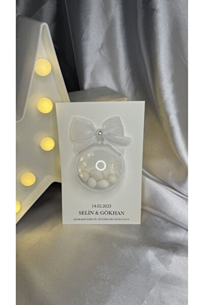 davetiyenikahsekeri Şeffaf Küre Nikah Şekeri 10 Adet