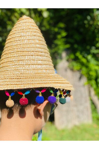 AKTEZ-EL Kids Straw Original Mexican Hat