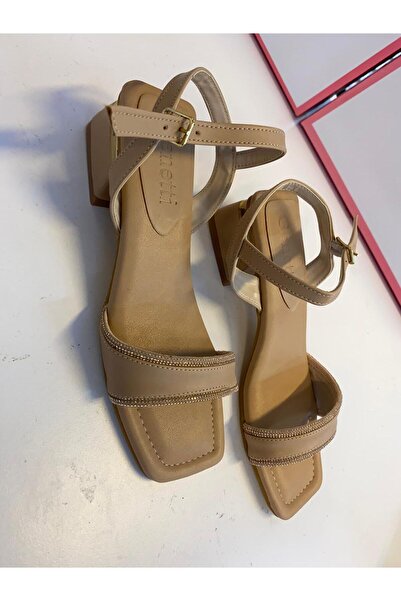 Genetti Women's Heeled Stylish Evening Dress Shoes