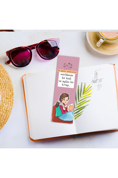 Fatofotofan Purring Cats – Set of 3 Cute Bookmarks
