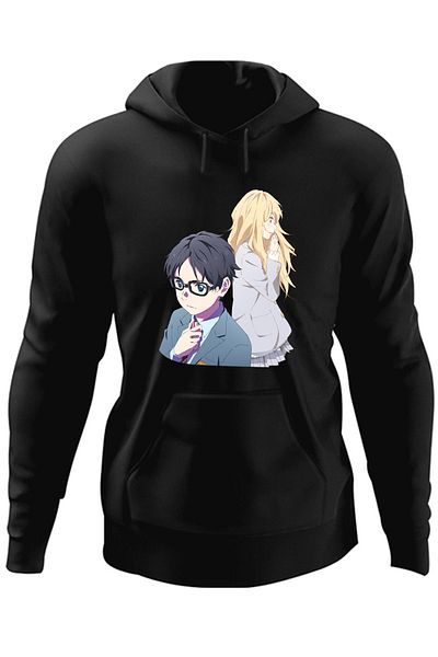OEM Men's Hoodie Your Lie in April Kousei Pianist Piano