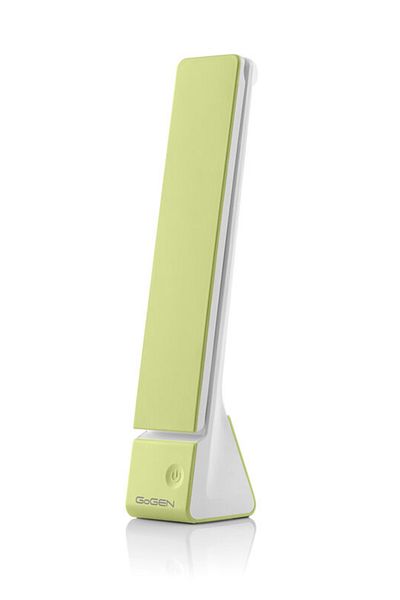 Gogen LL12GR LED table lamp, 4W consumption, flexible arm, green