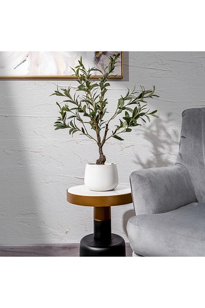 Generic Aritificial olive plant in a Ceramic pot 35.56*35.56*58.42 cm