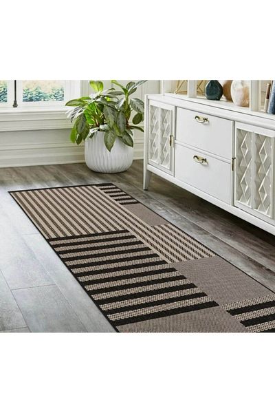 Covorexpert Jute Kitchen Rug, Natura 19096-19, Various Sizes, Cream, Brown, Anti-Allergic