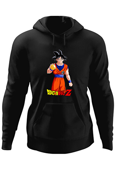 OEM Ανδρικό φούτερ με κουκούλα Dragon Ball Z Son Goku Karate Shotokan
