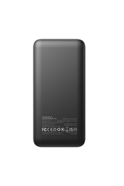 Joyroom Powerbank JR-PBF14 20000mAh 2.4A 2x USB-A 1x USB-C - czarny