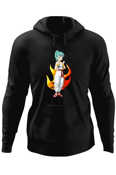 OEM Men's Hoodie Dragon Ball Bulma Cool Grandma Anime