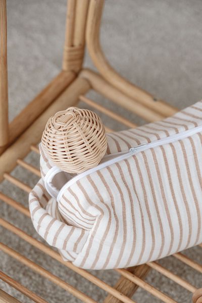 TBA COLLECTION Muslin Baby Care Bag |   Line Series - Beige