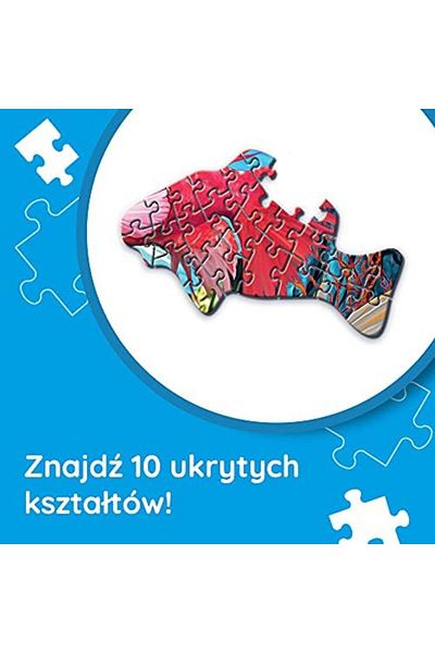 STOREMAX Ntwork Tr10676 1000+60 Elements Find Hidden Shapes Unusual Puzzle Water Fish Animals