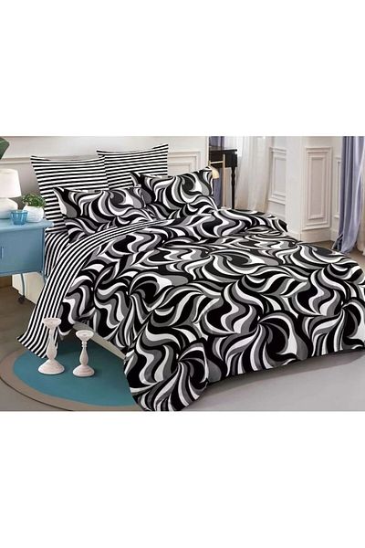 OEM Double Bedding Set, Spring, Finet, 6 Pieces, Abstract Print, 230x250cm
