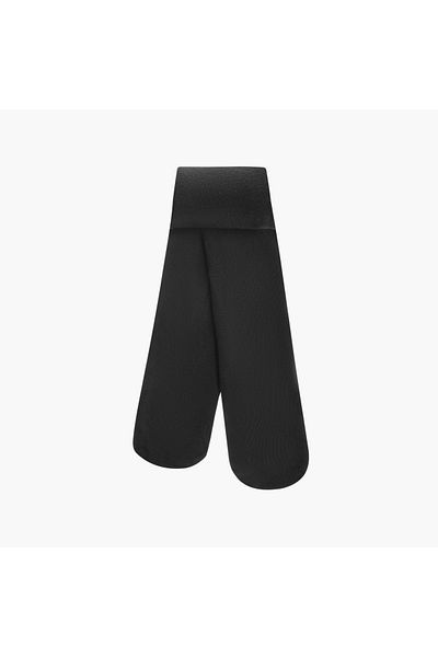 Juniors Solid Tights with Elasticated Waistband - Set of 2