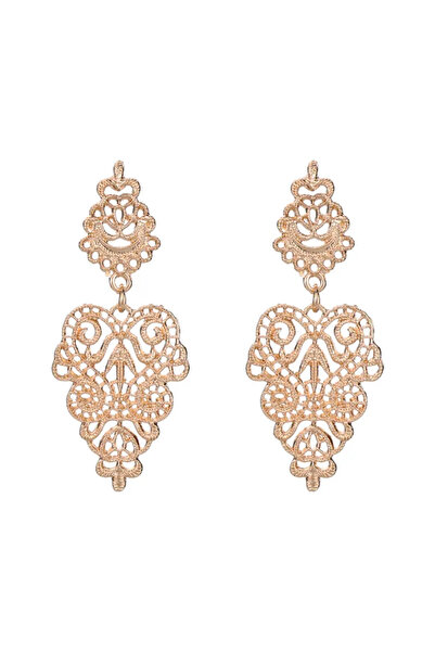 Eva Grace Cercei Ilyana, aurii, lungi, model baroc dantelat