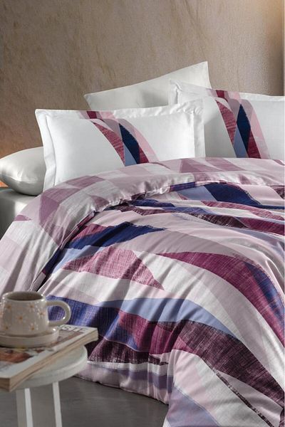 Luoca Patisca Digital Satin Double Duvet Cover Set Prism