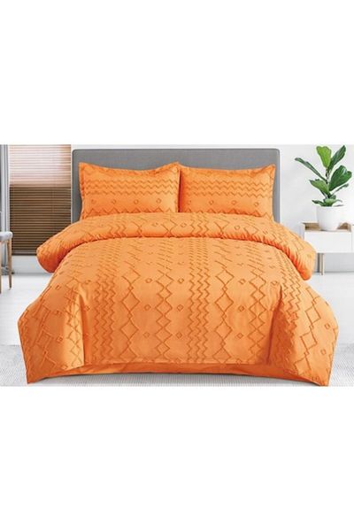 OEM Bed Linen Set, Grofat M5, Uni, 4 Pieces, 230x250cm, Orange