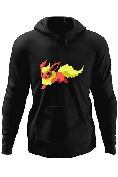OEM Hanorac barbati Pokemon Flareon Tiktok Creator