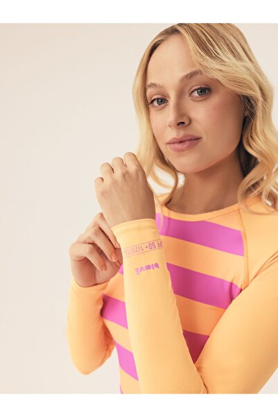 Bloovii Long Sleeve Swim Top UV Sun Protection SPF 50+ with Back Zipper | Oahu