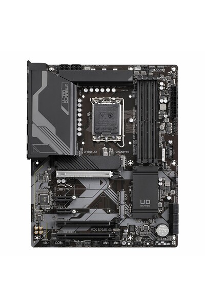 Gigabyte اللوحة الأم للألعاب Z790 Ud Ax - Intel Lga 1700 DDR5 7600 OC Mhz ATX